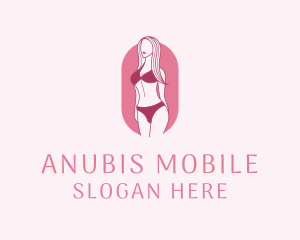 Bikini Woman Fashion logo design