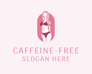 Bikini Woman Fashion logo design