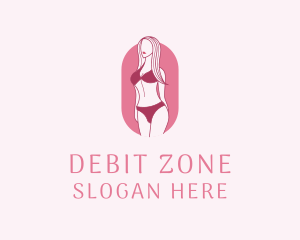 Bikini Woman Fashion logo design