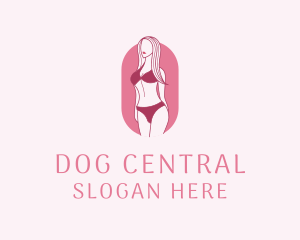 Bikini Woman Fashion logo design