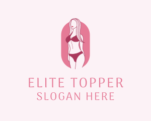 Bikini Woman Fashion logo design