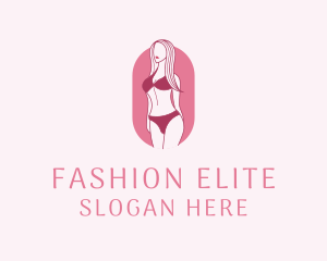 Bikini Woman Fashion logo design