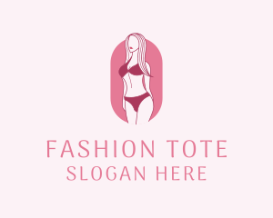 Bikini Woman Fashion logo design