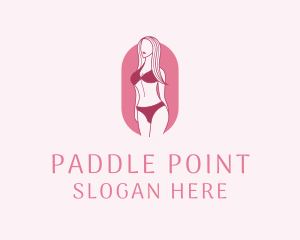 Bikini Woman Fashion logo design