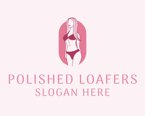 Bikini Woman Fashion logo design