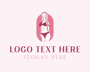 Bikini Woman Fashion logo