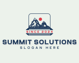 Summit Trek Mountaineer logo design