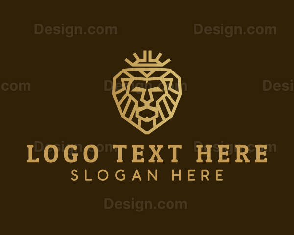 Deluxe King Lion Logo