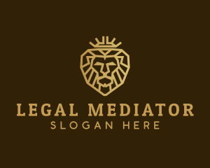 Deluxe King Lion logo design