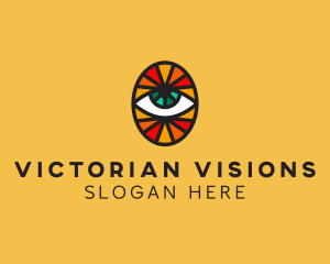 Mosaic Eye Sight logo design