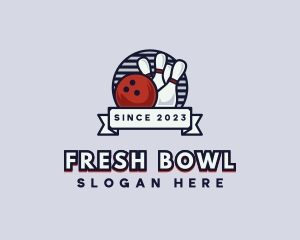 Bowling Sports Tournament logo design