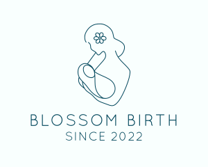 Flower Woman Baby logo