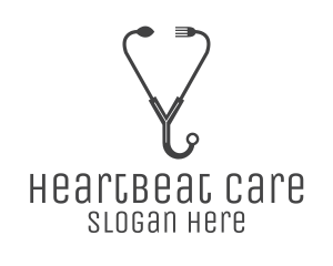 Dietician Food Stethoscope logo