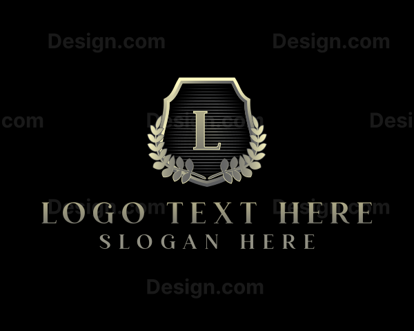 Luxury Crest Shield Logo