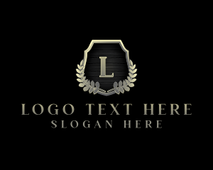 Luxury Crest Shield logo