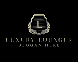 Luxury Crest Shield logo design