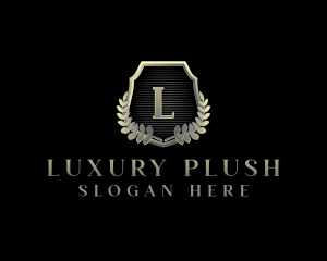 Luxury Crest Shield logo design