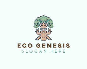 Eco Garden Planting logo design