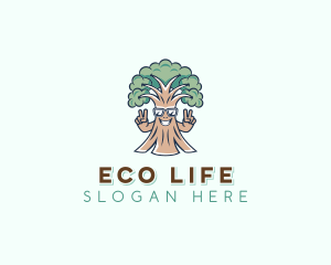 Eco Garden Planting logo design