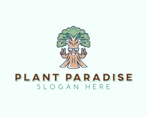 Eco Garden Planting logo design