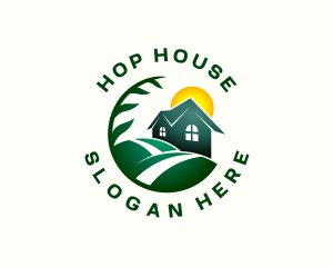 Landscaping Nature House logo design