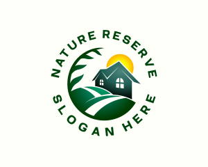 Landscaping Nature House logo design