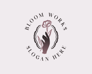 Flower Hand Spa logo design