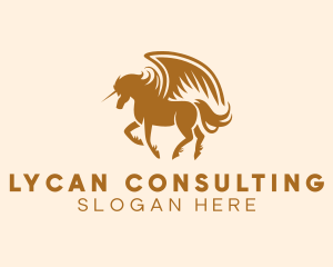 Unicorn Pegasus Consulting logo design