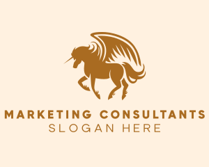 Unicorn Pegasus Consulting logo design