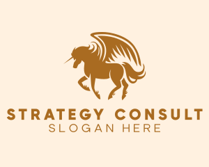 Unicorn Pegasus Consulting logo design