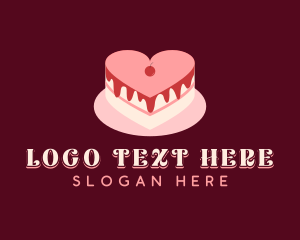 Heart Cake Dessert logo