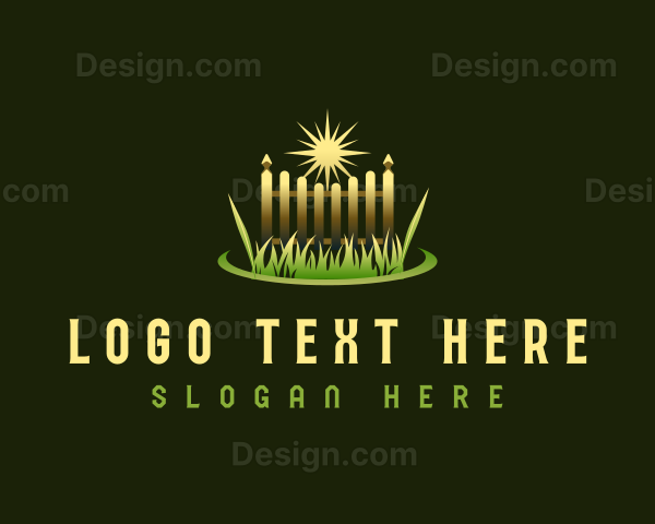 Landscaping Garden Fence Logo