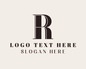 Upscale Brand Boutique Letter R logo