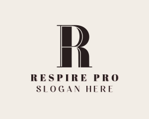 Upscale Brand Boutique Letter R logo design