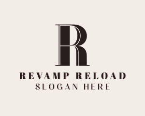 Upscale Brand Boutique Letter R logo design