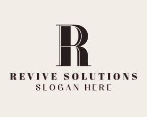 Upscale Brand Boutique Letter R logo design