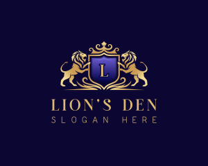 Royal Crown Lion logo design