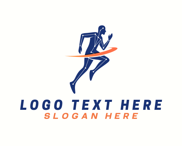 Sprinting logo example 4
