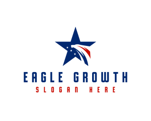 American Eagle Star logo design