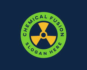 Radioactive Nuclear Hazard logo design