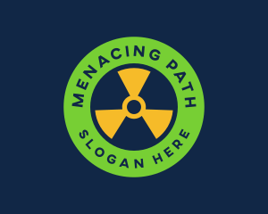 Radioactive Nuclear Hazard logo design