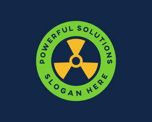 Radioactive Nuclear Hazard logo design