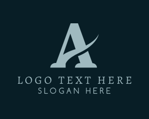 Generic Wave Letter A Logo