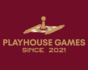 Pawn Chessboard Game  logo design