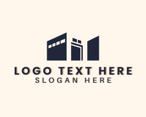 Storage Warehouse Building logo