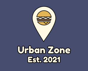 Burger Location Pin logo