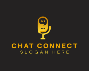 Chat Messaging Microphone logo