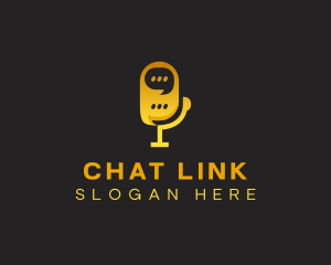 Chat Messaging Microphone logo