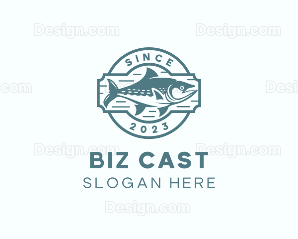 Marine Tuna Fishing Logo
