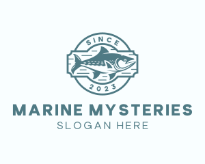 Marine Tuna Fishing  logo design